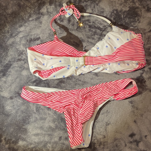 BUNDLE DISCOUNTS! Victoria’s Secret American fourth of July top L - bottom S USA - Picture 4 of 6